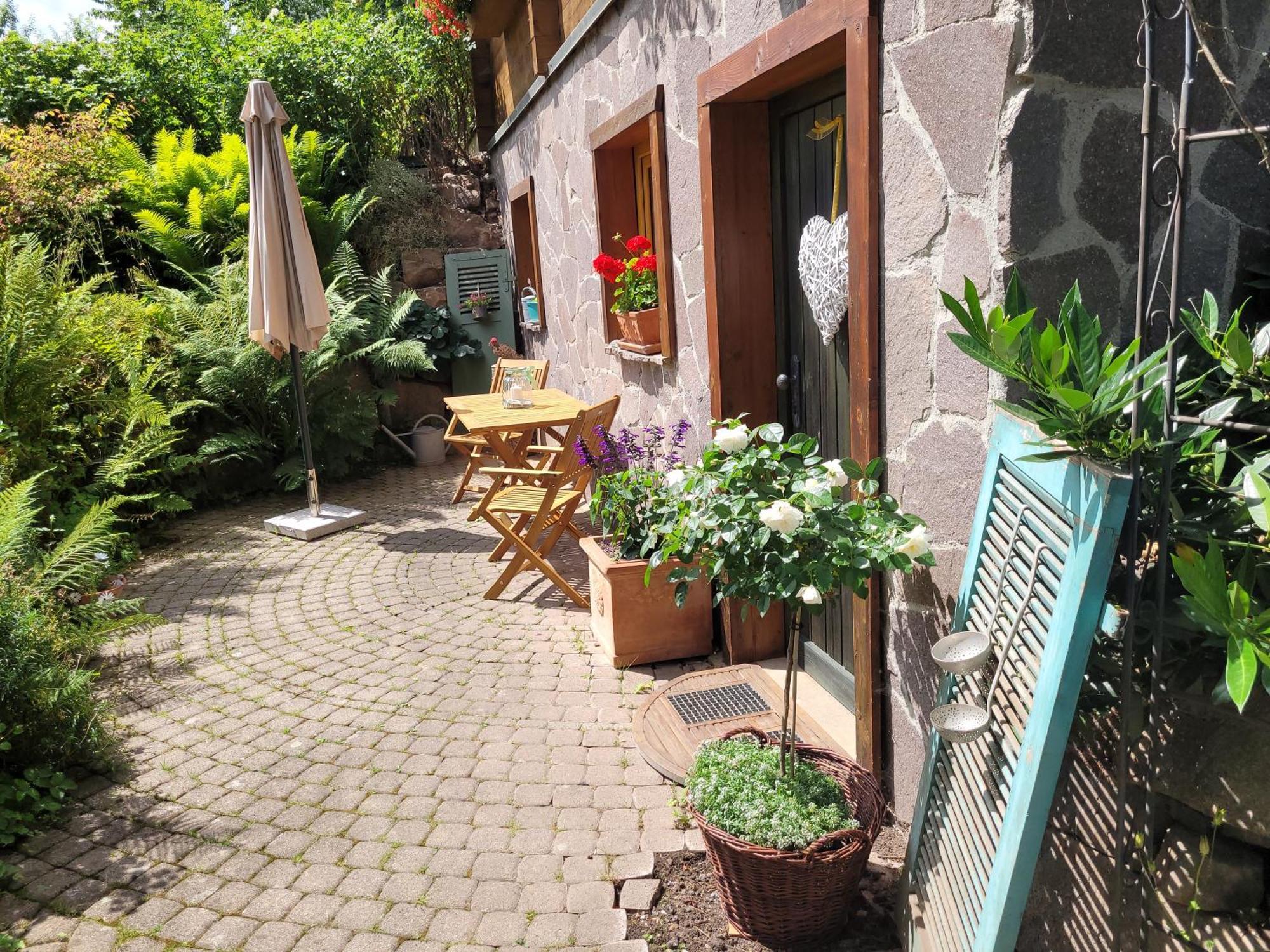 Blick In Den Garten Holzschlag Exteriér fotografie