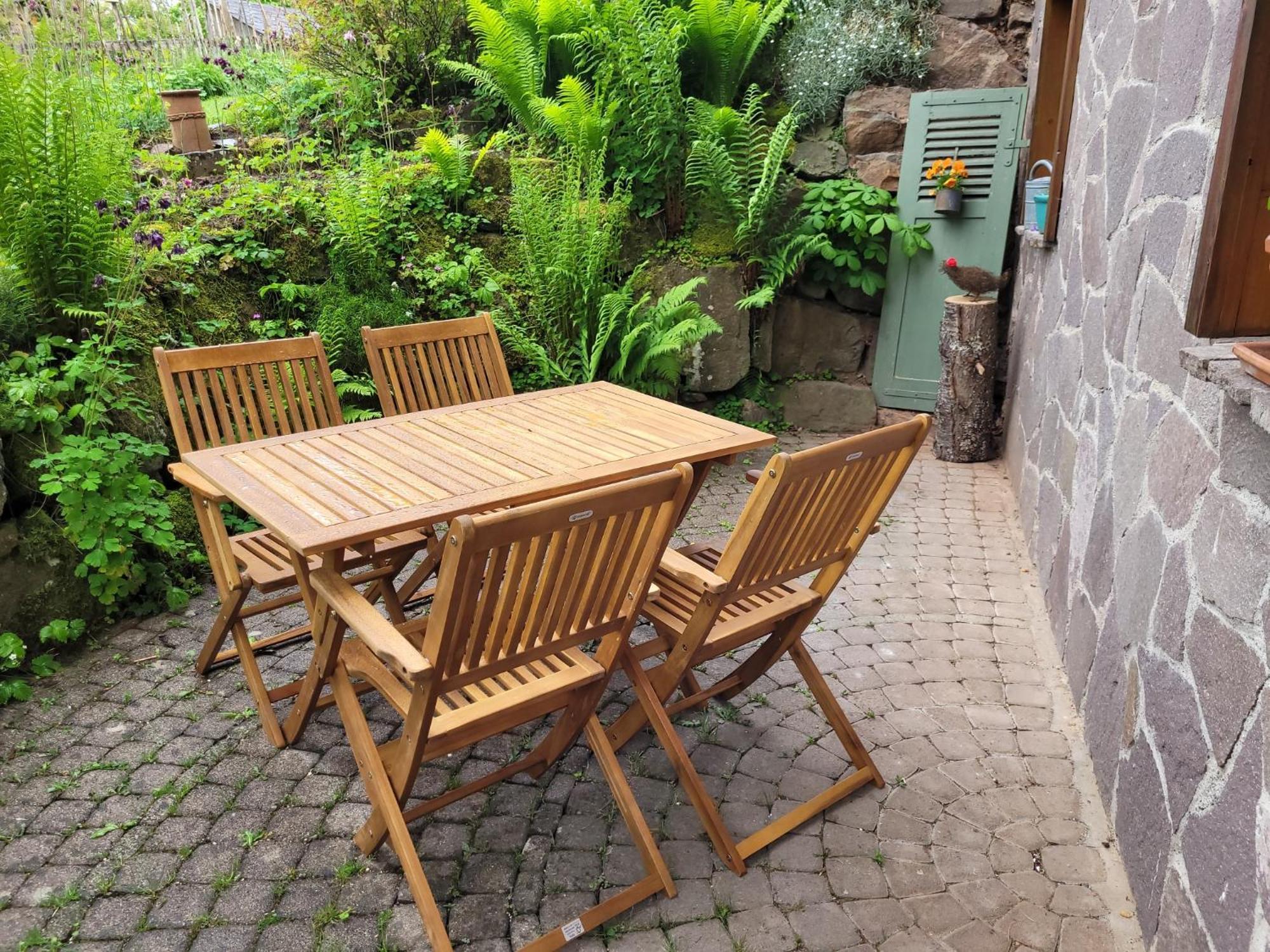 Blick In Den Garten Holzschlag Exteriér fotografie