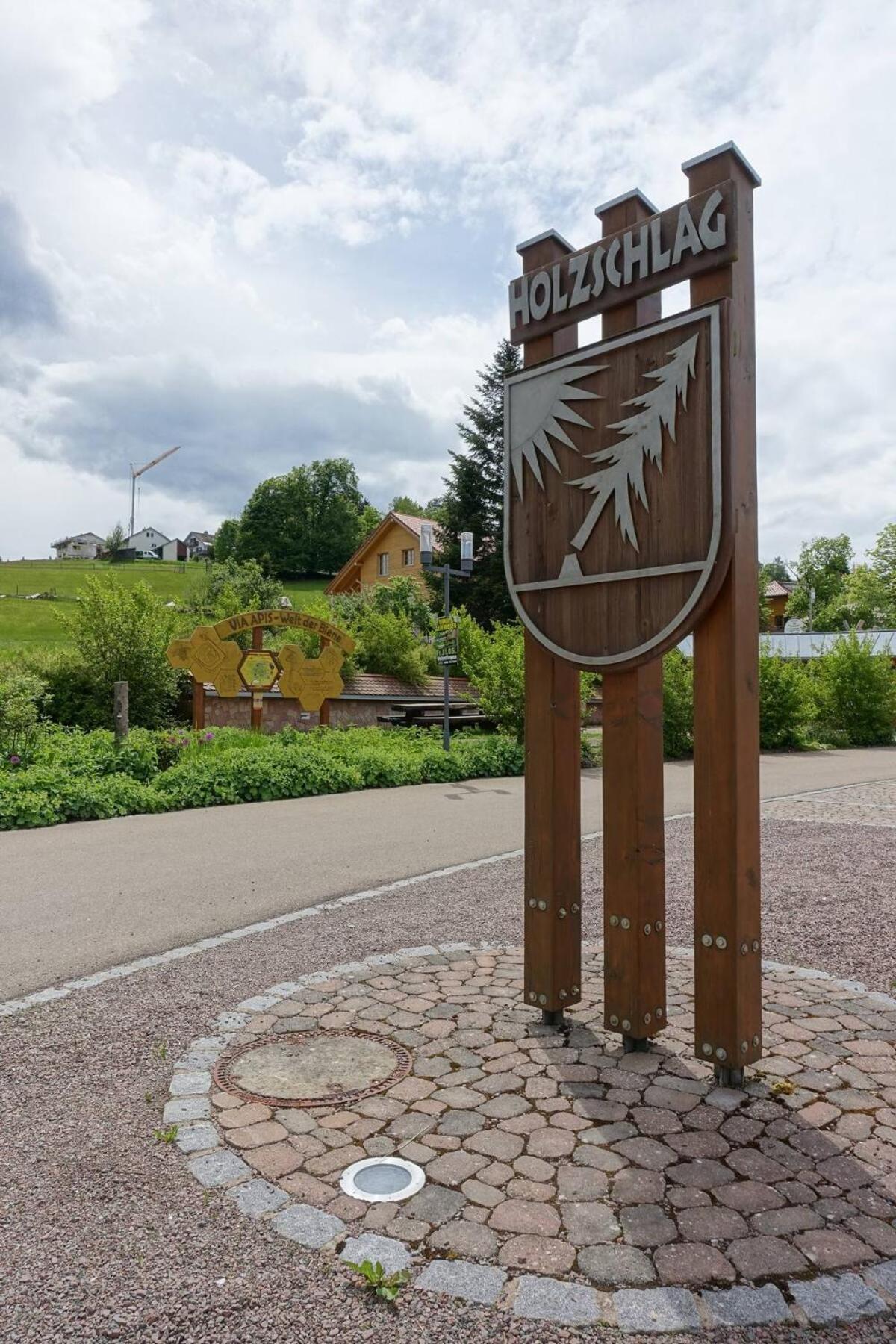 Blick In Den Garten Holzschlag Exteriér fotografie